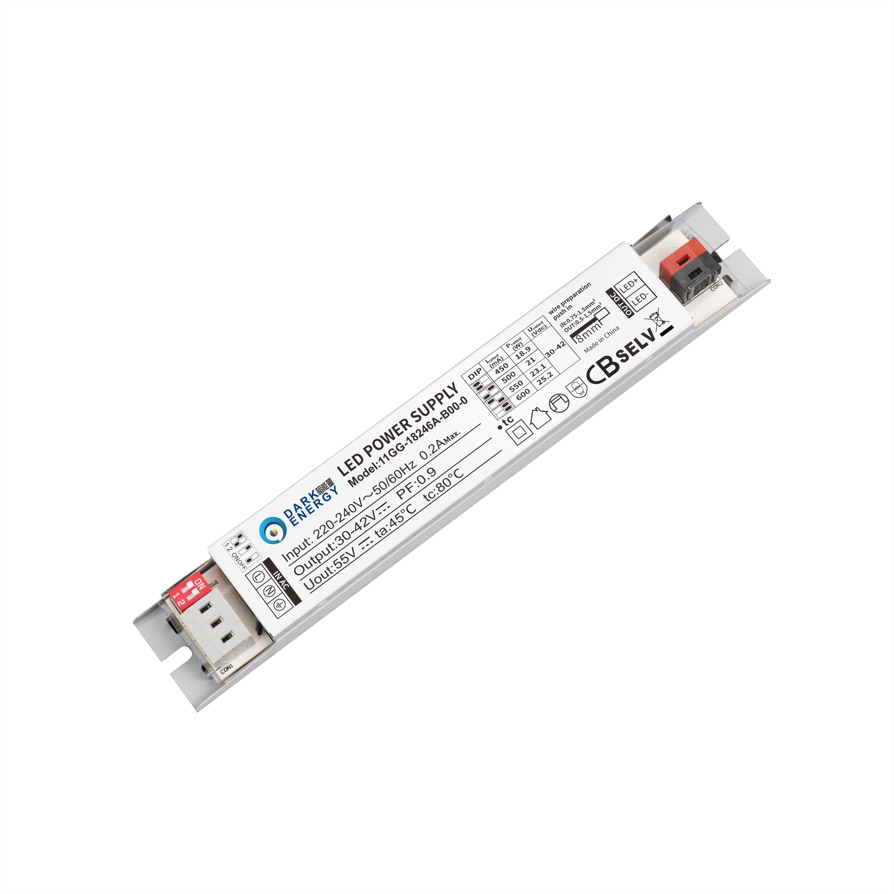 12-60W 超薄（拨码）无频闪电源